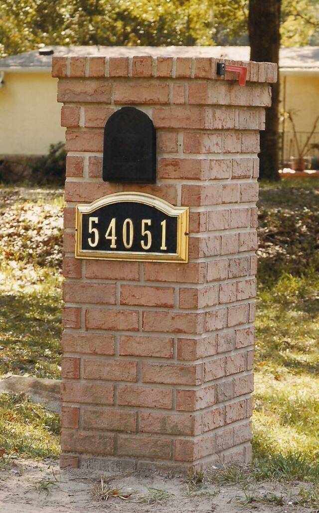 Brick Mailbox Designs